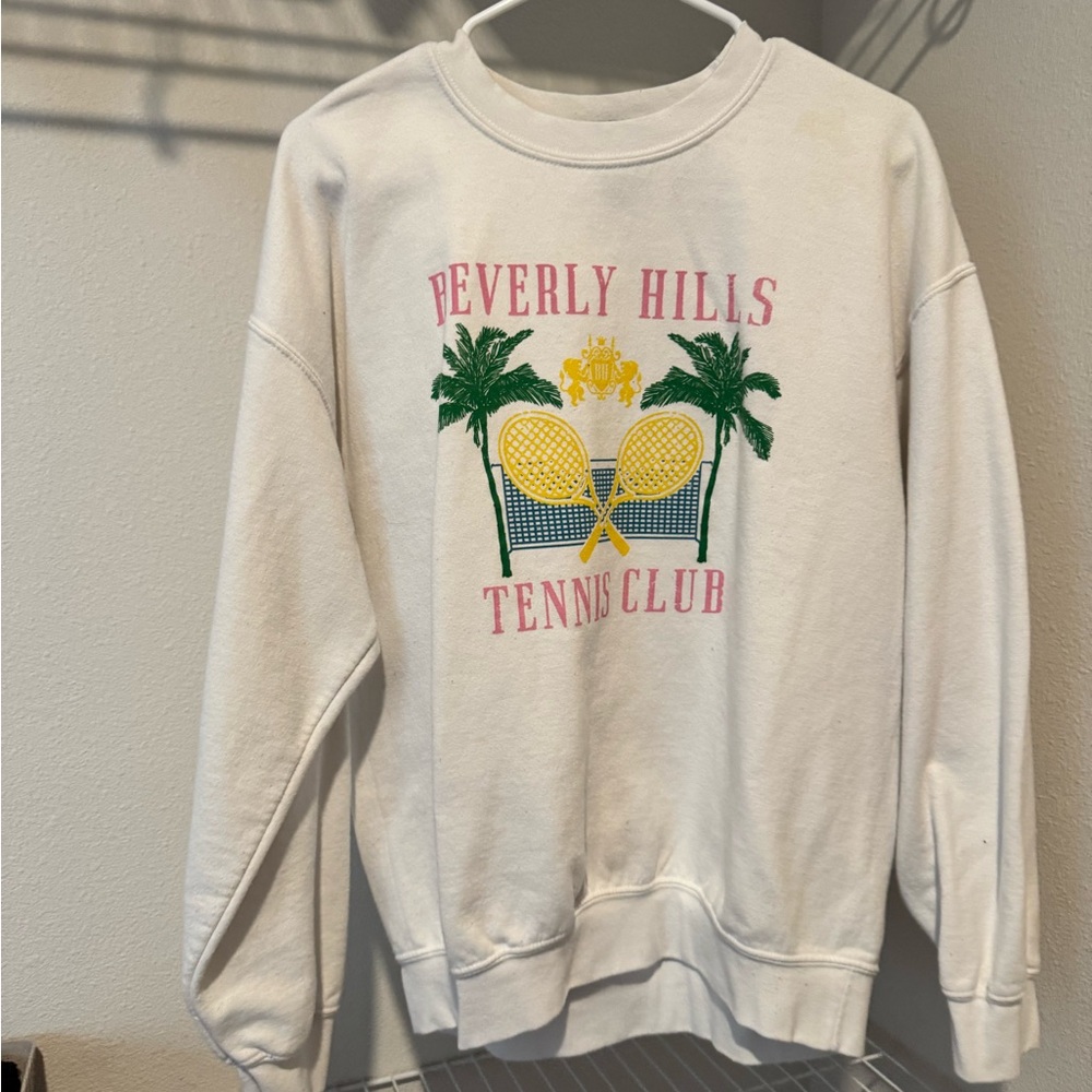 Prince Peter Collection Cream Beverly Hills Tennis Club Sweater